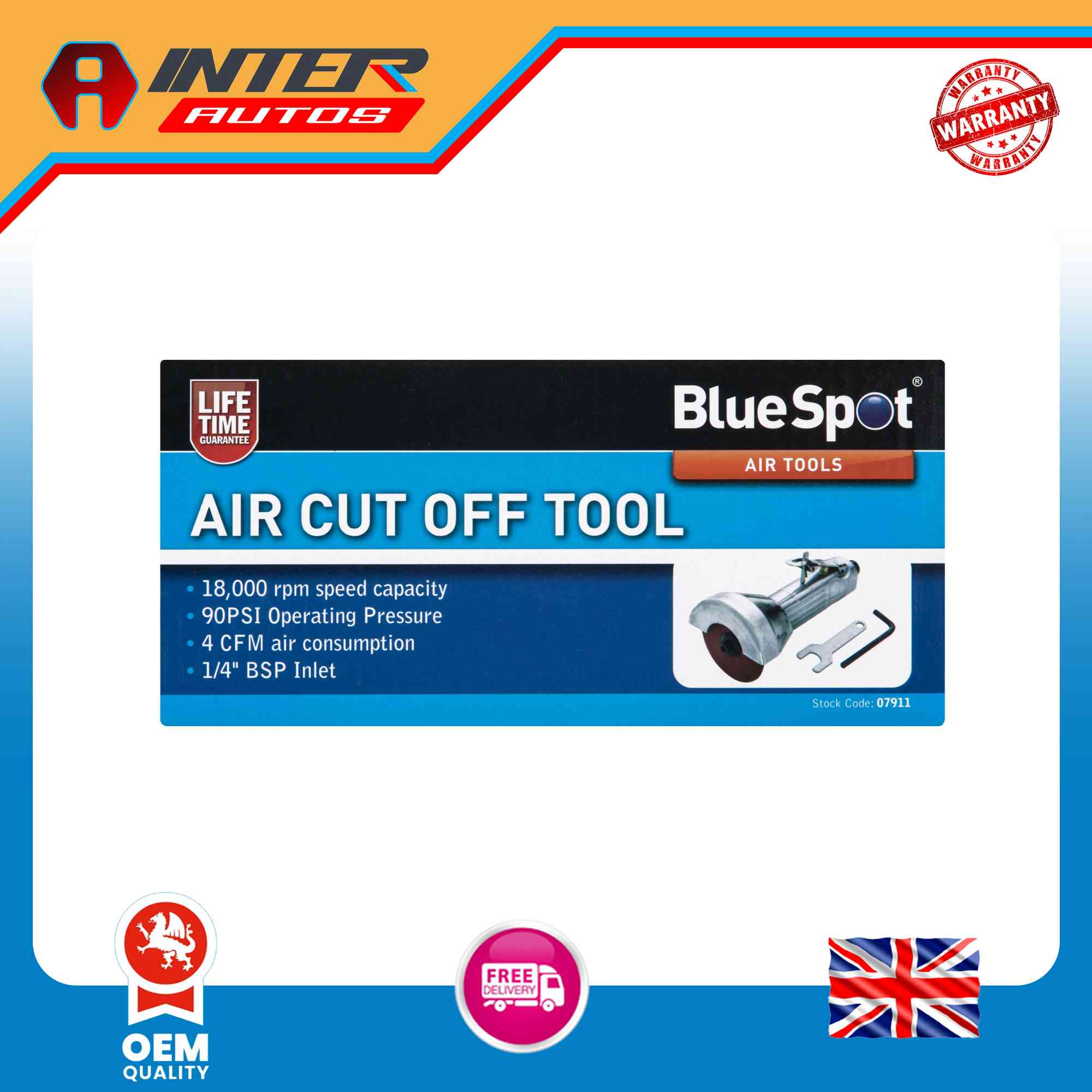 Blue Spot Tools Air Cut Off Tool